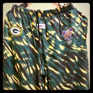 Vintage 90s NIXZ Green Bay Packers football pants